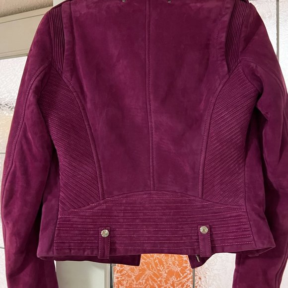 Barbara Bui pink suede jacket - size 38 - Picture 5 of 6